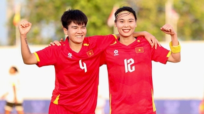 Siaran langsung pertandingan sepak bola wanita Vietnam vs Filipina, final SEA Games ke-33.