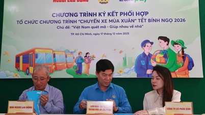 TP Hồ Chí Minh: 800 công nhân khó khăn được hỗ trợ vé xe về quê đón Tết Bính Ngọ 2026