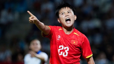 Meciul feminin din Vietnam vs. Filipine (repriza a doua) 0-0: Arbitrul greșește, golul lui Bich Thuy este anulat.