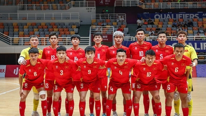 Vietnams futsallag säkrar sin första seger vid SEA Games 33.
