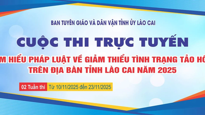 Lao Cai organiserte med suksess nettkonkurransen «Forstå loven om reduksjon av barneekteskap i 2025».