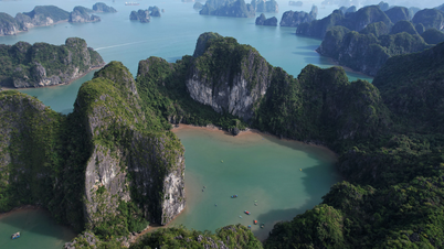 Ha Long-bukten är fantastisk i vintersolen.