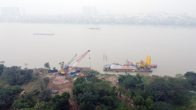 Byggingen av Tran Hung Dao-broen i Hanoi til 16 billioner dong starter.