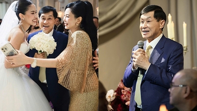 ¿Qué tienen de especial los dos trajes que usó el multimillonario Jonathan Hạnh Nguyễn en la boda de su hija que costaron más de mil millones de VND?