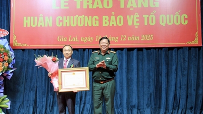 Trao Huân chương Bảo vệ Tổ quốc hạng Ba cho Bí thư Tỉnh uỷ Thái Đại Ngọc