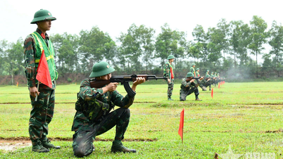 The 968th Division (Military Region 4) conducts live-fire training for officers and staff of new recruit training in 2026.