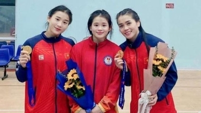 Três irmãs brilham, conquistando um "hat-trick" de medalhas de ouro nos 33º Jogos do Sudeste Asiático.