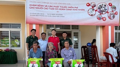 INSEE បានផ្តល់ការពិនិត្យសុខភាព និងថ្នាំដោយឥតគិតថ្លៃដល់មនុស្សចាស់ជាង ៥៥០ នាក់នៅ Kien Luong។