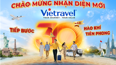 Vietravel បានដាក់ឱ្យដំណើរការអត្តសញ្ញាណយីហោថ្មី ដែលជាខួបលើកទី 30 នៃការអភិវឌ្ឍ - រីកចម្រើនរួមគ្នាជាមួយប្រទេស។