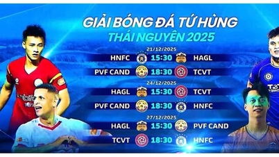 Thai Nguyen está pronto para sediar o Torneio de Futebol Quadripartite de 2025 em seu estádio de padrão internacional.