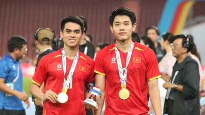 Dinh Bac enthüllt nach dem Gewinn der Goldmedaille bei den SEA Games ein überraschendes Detail.