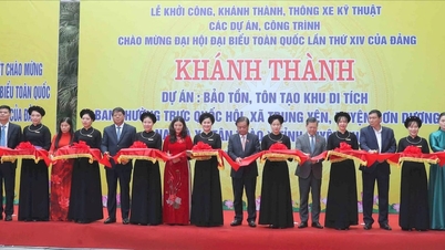 Deputy Speaker of the National Assembly Le Minh Hoan attended the inauguration ceremony of the conservation and restoration project of the Standing Committee of the National Assembly historical site in Tuyen Quang.