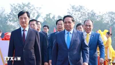 នាយករដ្ឋមន្ត្រី អញ្ជើញចូលរួមពិធីបើកការដ្ឋានសាងសង់ គម្រោងទីក្រុងកីឡាអូឡាំពិក នៅទីក្រុងហាណូយ។