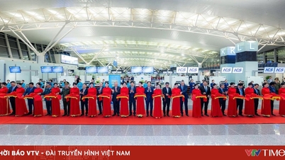 Noi Bai International Terminal T2 inaugurated, increasing service capacity to 15-18 million passengers per year.