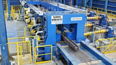 Hoa Phat Group invests over 10,000 billion VND in the production of high-speed railway rails.