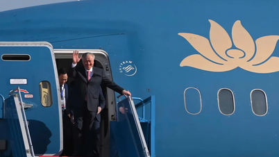 The plane carrying Deputy Prime Minister Nguyen Hoa Binh landed at Long Thanh airport.