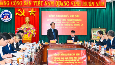 Minister Nguyen Kim Son: The quality of education has no 'boundaries' between the central and local levels.