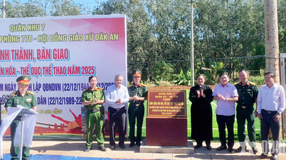 កងពលតូចការពារសេដ្ឋកិច្ចលេខ ៧៧៨៖ សម្ពោធ​កន្លែង​វប្បធម៌ និង​កីឡា​ដែល​បាន​បរិច្ចាគ​ដល់​ព្រះសហគមន៍​ដាក់អាន។