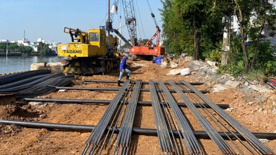 Bandar Raya Ho Chi Minh: Pembinaan bermula pada Pakej 1 Projek Pengubahsuaian Tebing Utara untuk Terusan Doi.