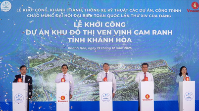 ខេត្ត Khanh Hoa ចាប់ផ្តើមសាងសង់ និងសម្ពោធគម្រោងសំខាន់ៗចំនួន ៥ ក្នុងពេលដំណាលគ្នា។