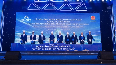 Hoa Phat commences construction of a high-speed rail and special steel production plant, ready to supply key projects.