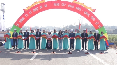 Pembukaan teknis bagian yang telah ditingkatkan dari Km18 hingga Km80 di Jalan Raya Nasional 4B.