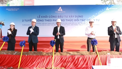 Vinh Hung-distriktet starter byggingen av to veier for å utvide utviklingsområdet.