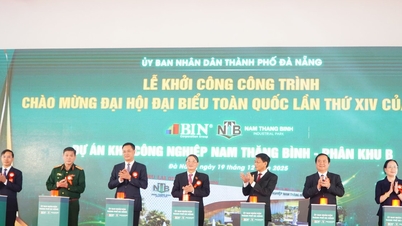 Da Nang commences construction on a 346-hectare project in the Nam Thang Binh Industrial Park.