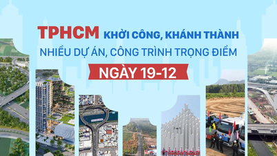 ទីក្រុងហូជីមិញបានចាប់ផ្តើម និងសម្ពោធគម្រោង និងការងារសំខាន់ៗជាច្រើននៅថ្ងៃទី ១៩ ខែធ្នូ។