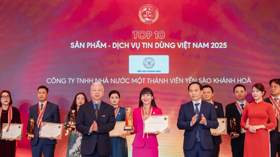 För tionde gången har Khanh Hoas fågelbo utsetts till en betrodd produkt från Vietnam.