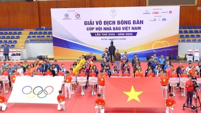 Khai mạc Giải vô địch Bóng bàn Cúp Hội Nhà báo Việt Nam 2025
