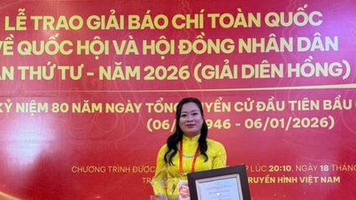 The Dien Hong Award - well-deserved recognition for the work of parliamentary journalism.