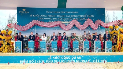 Zahájení projektu Bod č. 2 (2-2) Turistická oblast Nhon Ly - pláž Cat Tien, ekonomická zóna Nhon Hoi