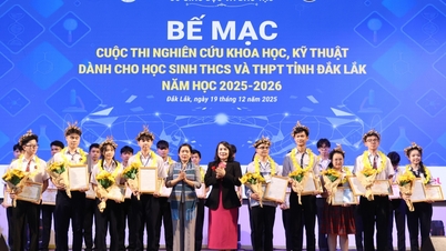 164 dự án đoạt giải tại Cuộc thi nghiên cứu khoa học, kỹ thuật dành cho học sinh THCS và THPT tỉnh Đắk Lắk