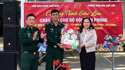 Đồn Biên phòng Cam Ranh tổ chức chương trình giao lưu “Cháu yêu chú bộ đội”
