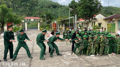 เด็กก่อนวัยเรียนจะได้สัมผัสชีวิตในฐานะเจ้าหน้าที่รักษาชายแดน