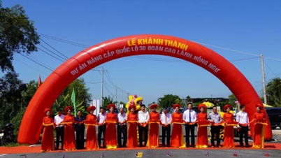 ពិធីសម្ពោធគម្រោងកែលម្អផ្លូវជាតិលេខ ៣០ ផ្នែក Cao Lãnh - Hồng Ngự ខេត្ត Đồng Tháp (ដំណាក់កាលទី៣)
