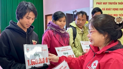 La Croix-Rouge de Hô Chi Minh-Ville aide les habitants de la commune de Hung Son à surmonter les conséquences des catastrophes naturelles.