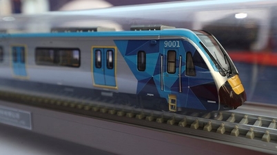 Kereta api di Laluan Metro 5 Hanoi mencapai kelajuan 90 km/j apabila bergerak di bawah tanah.