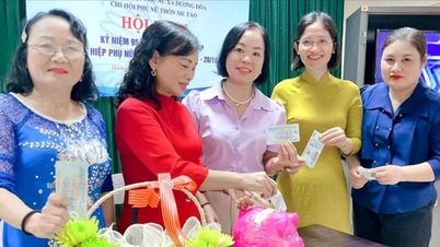 ស្ត្រីនៅឃុំយឿងហ្វារភ្ជាប់ទំនាក់ទំនងតាមរយៈទង្វើសប្បុរសធម៌។