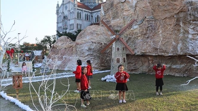 A vibrant Christmas atmosphere prevails in the parishes of Ha Tinh.