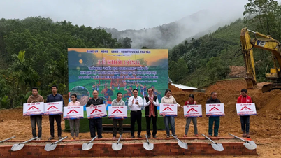 Da Nang începe construcția de locuințe pentru locuitorii din zona Tra Tan, predispusă la alunecări de teren.