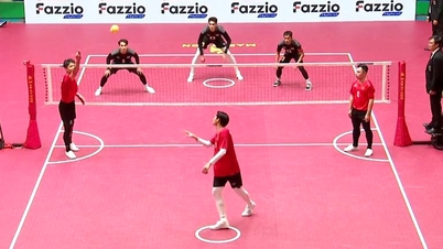 Vietnam vs Malaysia Sepak Takraw (Spill 1): Malaysia fikk en god start og leder Vietnam.