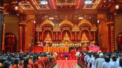 พิธีใหญ่เพื่อรำลึกถึงวันครบรอบ 717 ปีแห่งการปรินิพพานของจักรพรรดิเจิ่นหนานตง