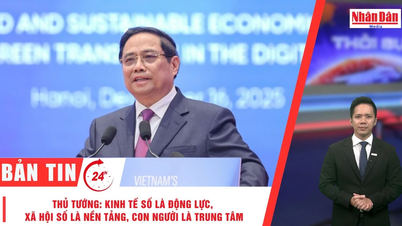 [ວິດີໂອ] ຂ່າວ 24 ຊົ່ວໂມງ ໃນວັນທີ 20 ທັນວາ 2025: ນາຍົກລັດຖະມົນຕີ: ເສດຖະກິດດິຈິຕອນແມ່ນແຮງຂັບເຄື່ອນ, ສັງຄົມດິຈິຕອນແມ່ນພື້ນຖານ, ແລະ ປະຊາຊົນແມ່ນໃຈກາງ.
