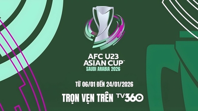 TV360 នឹងផ្សាយផ្ទាល់ការប្រកួត AFC U-23 Championship ឆ្នាំ ២០២៦៖ ក្រុមបាល់ទាត់ជម្រើសជាតិវៀតណាម U-23 បន្តដំណើរនៃមហិច្ឆតារបស់ខ្លួន។