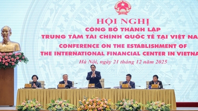 The government announces the establishment of an international financial center in Vietnam.