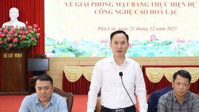 ឧទ្យានបច្ចេកវិទ្យាខ្ពស់ Hoa Lac នៅតែមានដីទំហំ 7.6 ហិកតាដែលត្រូវការឈូសឆាយ ហើយដំណើរការនេះកំពុងត្រូវបានពន្លឿន។