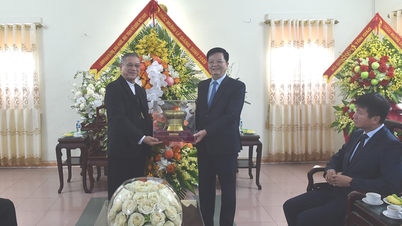 Başbakan Yardımcısı Mai Van Chinh, Ninh Binh'i ziyaret ederek Noel tebriklerini iletti.