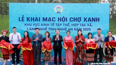 Nghe An organizează Târgul Verde 2025 pentru a conecta consumul de produse provenite de la organizații economice colective și cooperative.
